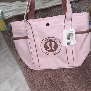 NWT - sold out color!  Lululemon athletica Light Pink  on Pink Tote